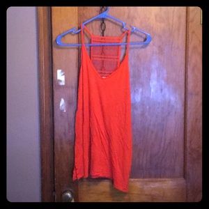 Orange tank top